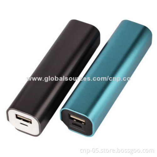 Potable/Aluminum Power Bank for iPhone 5, with 2,600mAh Capacity, 5V/1,000mA Input Voltage/Current